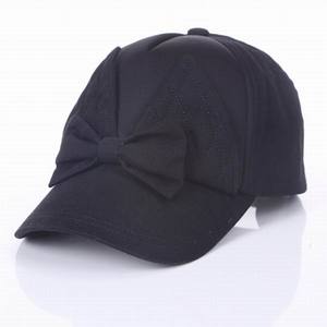 蝴蝶結(jié)棒球時裝帽_帽子定制廠家_浙江高普服飾有限公司